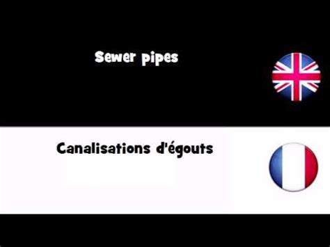 canalisations en anglais